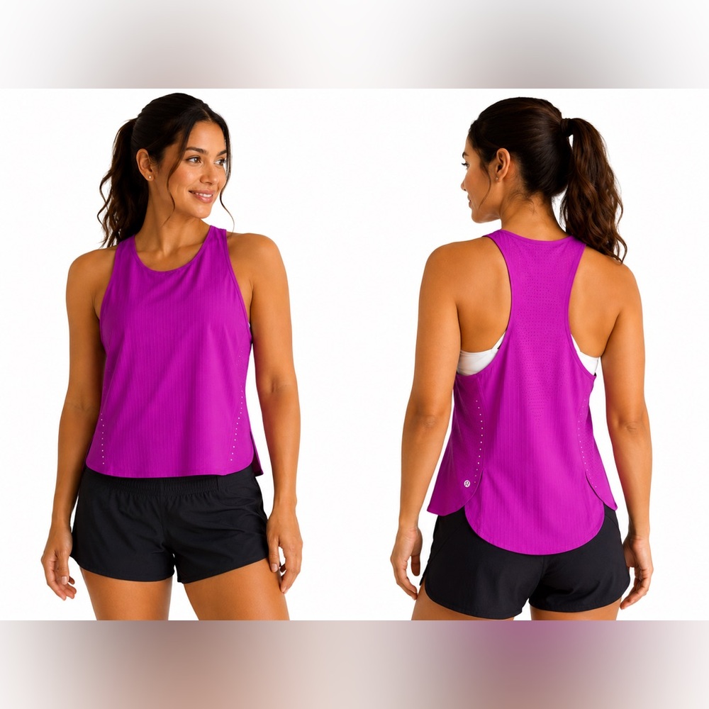 Lululemon Lightweight Stretch Running Tank Top  Relaxed Fit Size 4